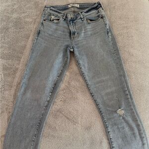 Abercrombie & Fitch Light Blue Skinny Jeans